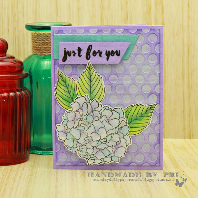 Me And My Daily Papercraft Blog - Handmade Card by Pri