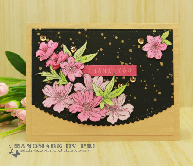 Me And My Daily Papercraft Blog - Handmade Card by Pri